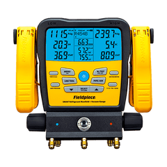 Fieldpiece SM382V Wireless Manifold, 3-Port 1/4 Port Multiple Refrigerants SMAN A2L Compatible