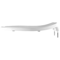 Bemis 3155CT-000 Elongated Open Front Toilet Seat with STA-TITE Commercial Fastening System