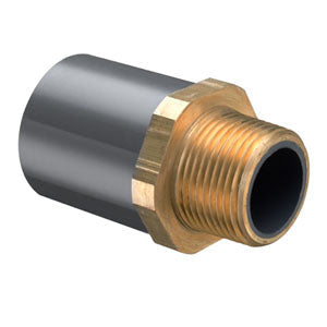 Spears 836-005BR 1/2 PVC Male Adapter BR/MPTXSOC