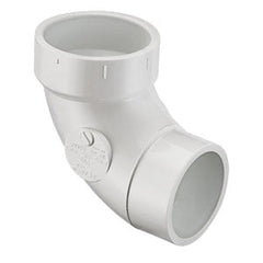 Spears P302-020 PVC DWV Pipe Fitting 1/4 Bend Elbow 2 Spigot x 2 Hub