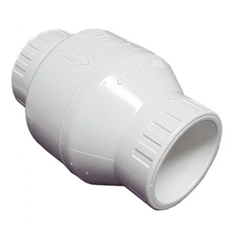 Spears S1520-40 Utility Swing Check Valve 4 PVC Socket EPDM