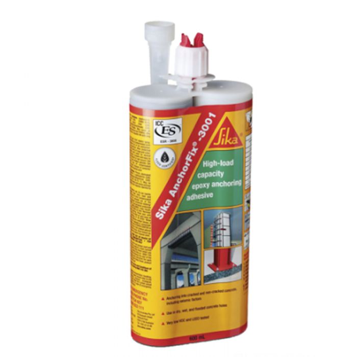 Sika 456435 AnchorFix-3001 High Performance 2-Component Adhesive Anchor System 20 oz. Cartridge