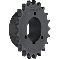 Martin 50P20H Bushing Bore Roller Chain Sprocket - Split Taper, 50 / 5/8 in, 20 Teeth, P1 Bushing, Steel Material