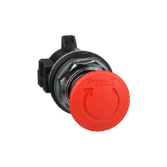 Schneider Electric 9001KR16H2 Emergency Stop Push Button Harmony 9001K 40mm Red 30mm 2 Positions Turn To Release