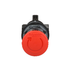 Schneider Electric 9001KR16H2 Emergency Stop Push Button Harmony 9001K 40mm Red 30mm 2 Positions Turn To Release