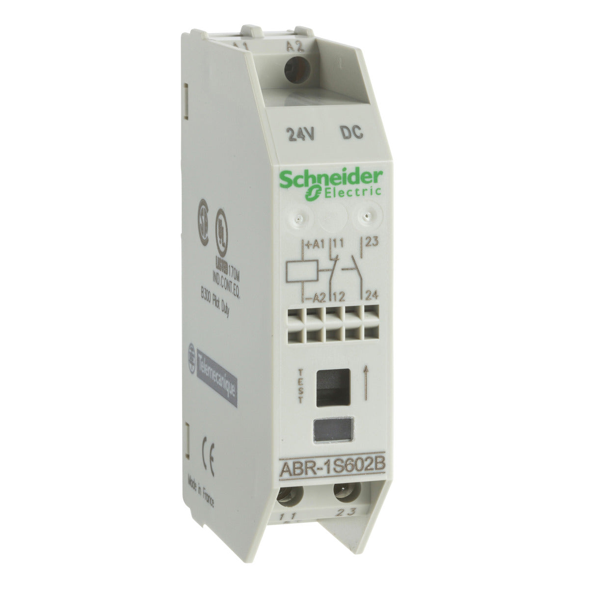 Schneider Electric ABR1S302B Interface Relay - Electromechanical, 1 C/O, 12 A conforming to IEC 60947-1, 125 V DC