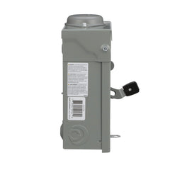 Square D DU321RB Safety Switch Not-Fusible 30A-240V-3P NEMA-3R