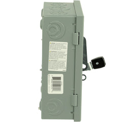 Square D DU322 Safety Switch Not-Fusible GD 240V 60A 3P NEMA-1