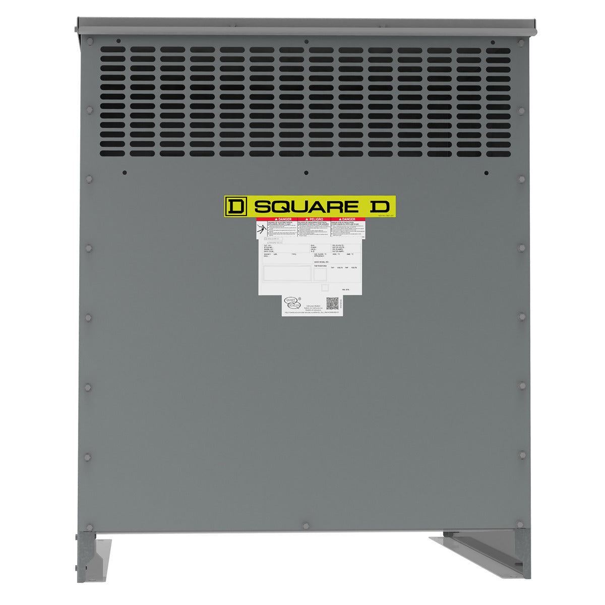 Square D EXN150T3H Transformer, dry type, 150kVA, 480V delta primary, 208Y/120V secondary