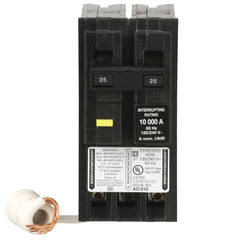 Square D HOM225GFI Miniature Circuit Breaker 25 Amp 120/240 Volt Ground Fault