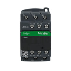 Schneider Electric LC1D09F7 600 VAC 9 Amp 3-Pole 1NO 1NC Screw Terminal Full Voltage Non-Reversing IEC Contactor