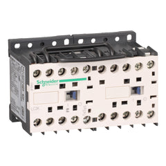 Schneider Electric LC2K0610F7 Square D 575 VAC 6 Amp 3-Pole 1NO Screw Clamp Terminal Full Voltage Reversing IEC Contactor