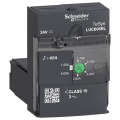 Schneider Electric LUCB05BL Square D 24 VDC 1.25 To 5 Amp 3-Phase Thermal Motor Starter Advanced Control Unit