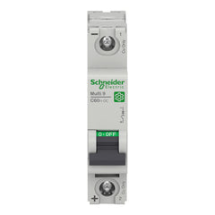 Schneider Electric M9U21102 Miniature Circuit Breaker MCB Multi9 C60H-DC 1P 2A C Curve