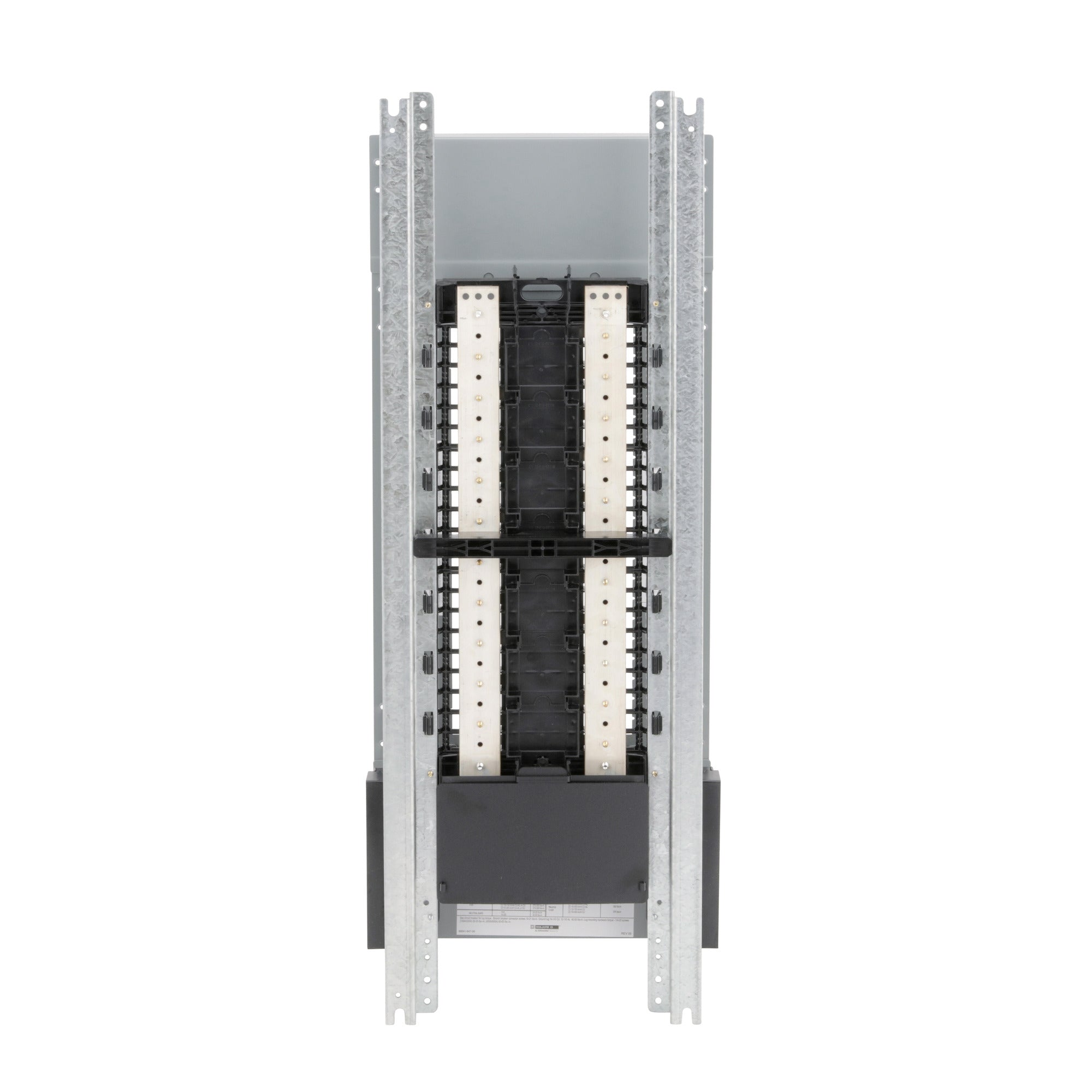 Square D NQ42L2C 240VAC 48VDC 225A 1-Phase 3-Wire 42-Circuit Panelboard Interior, Main Lugs, Copper Bus