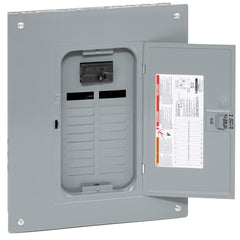 Square D QO120M100PC Load Center, QO, 1 Phase, 20 Spaces, 24 Circuits, 100A Convertible Main Breaker