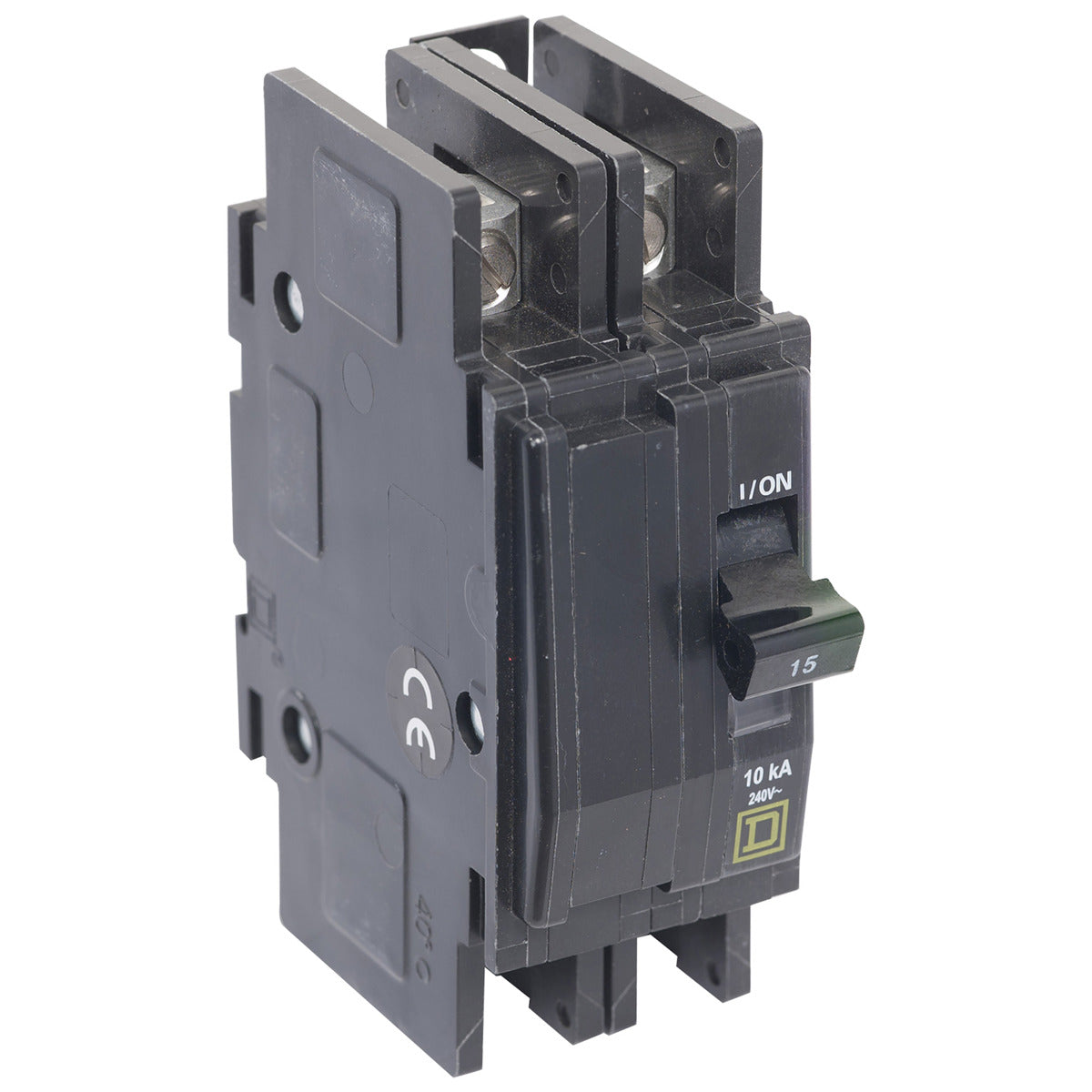 Schneider Electric QOU210B Mini Circuit Breaker 10A 2 Pole 120/240 VAC