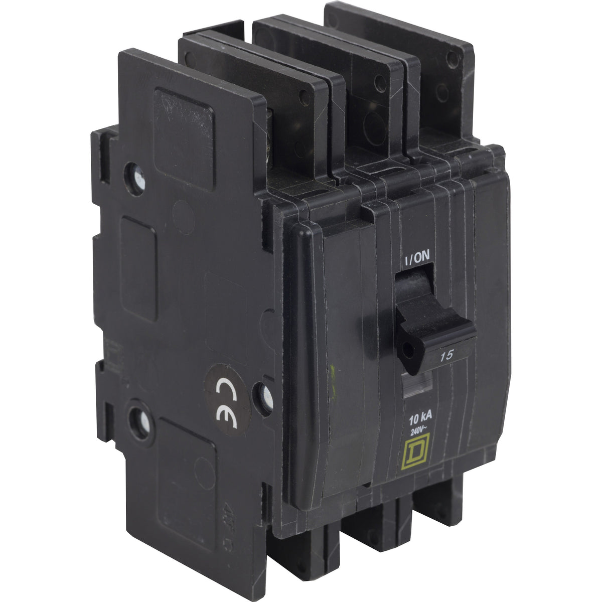 Square D QOU345B Mini Circuit Breaker 45A 3 Pole 240 VAC 10kA Bulk Pack