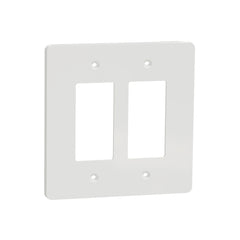 Square D SQWS141002WH Cover Frame, X Series, Power: 2-gang, Replacement MPN: SQWS141002WH