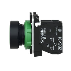 Schneider Electric XB5AA31 Push Button 22 mm 600 VAC 1.2 Amp 1NO Green Round Momentary Flush Non-Illuminated