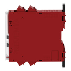 Schneider Electric XPSUAK12AC Safety Module Harmony XPSU Cat 4, features XPSUAF with PNP or NPN, safety mat, 24V AC or DC, spring