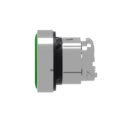 Schneider Electric ZB4BA331 Square D 22 mm Green/White Round Flush Non-Illuminated Push Button Operator