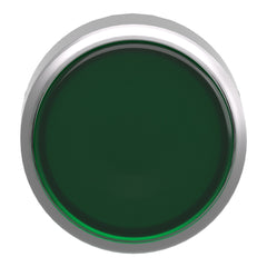 Schneider Electric ZB4BH033 Head for Illuminated Push Button Harmony XB4 Metal Green Flush 22mm Universal LED Push Push Unmarked