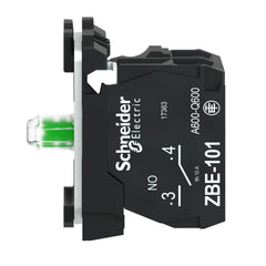 Schneider Electric ZB5AW0B11 Complete Body Contact Assembly and Light Block 24V AC/DC