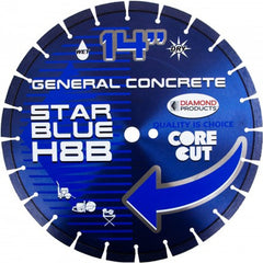 Diamond Products 85261 14 Star Blue High Speed Diamond Blade