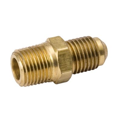 Streamline A01117 3/16 x 1/8 Brass Flare to NPTFE Half Union Connector Fitting U1-3A