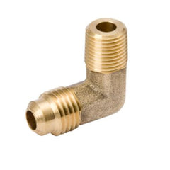 Streamline A04937 Brass Fitting E1-6A - 3/8 x 1/8 Flare to NPTFE Half Union 90 Elbow