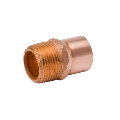 Streamline W01124 Copper Fittings 1/2 OD x 1/2 Male Adapter