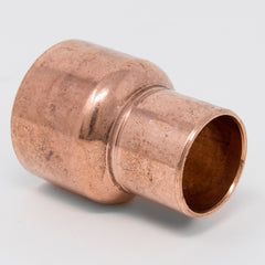 Streamline W 01019 Reducing Coupling, 3/8 x 1/4 in Nominal, C End Style, Wrot Copper