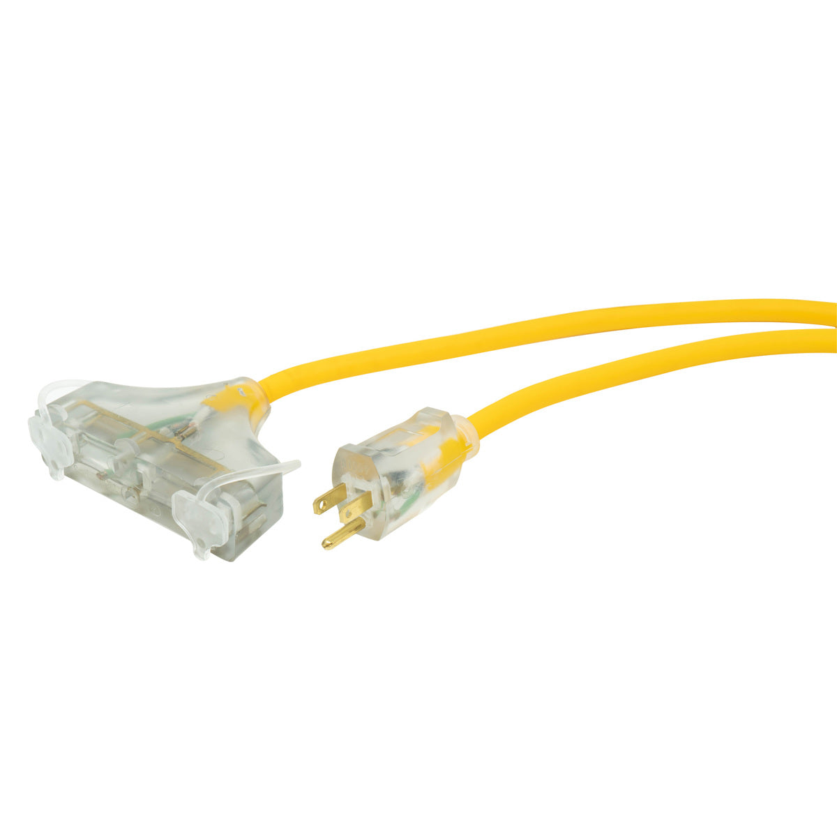 Southwire 3488SW0002 50ft Polar/Solar SJEOOW Outdoor Tritap Extension Cord 12/3 Yellow