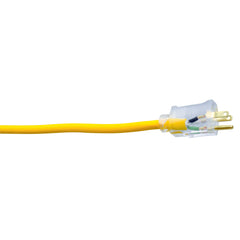 Southwire 3489SW0002 12/3 100' SJEOW Yellow Polar/Solar TriSource W/Lighted End