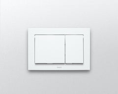 Toto YT800#WH Push Plate Rectangle White for In-Wall Tank System