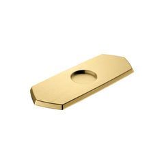 Hansgrohe 04819250 Locarno Base Plate for Single-Hole Faucets in Brushed Gold Optic