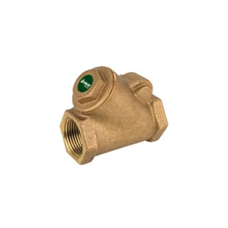 Jomar 105-307G Y-Pattern Swing Check Valve, Threaded Connection, Class 150, 300 WOG