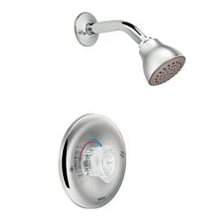 Moen T182EP Chateau One Handle Single Function Shower Faucet in Polished Chrome