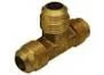 Mueller T2-8 Brass Flare Tee 5/8 in. Flare x 5/8 in. Flare x 5/8 in. Flare