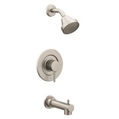 Moen T2193EPBN Align One Handle Single Function Tub and Shower Faucet in Brushed Nickel