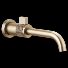 Brizo T65735LF-GL Litze® Single Handle Wall Mount Bathroom Sink Faucet in Luxe Gold