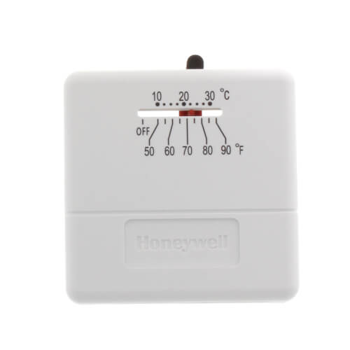 Honeywell Home T812A1010 Heat Only Square Thermostat with Position Off Switch