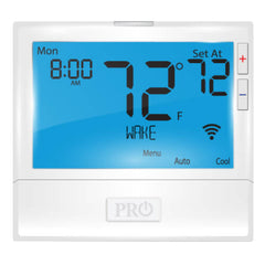 Pro1iaq T855ISH 18 to 30 VAC 50/60 Hz 1.5 A 7 or 5/1/1 Day Programmable Wi-Fi Thermostat Hardwire Only