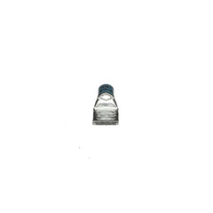 COLOR-KEYED 54852BEPH Copper Two-Hole Lug Long Barrel Peep Hole Max 35kV Wire Size 6 AWG 1/4 Inch Bolt Size 5/8 Inch Hole Spacing