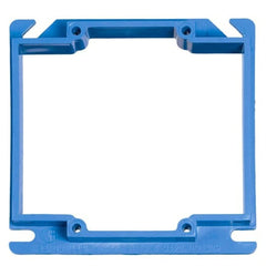 CARLON A420 Two-Gang Blank Box Cover 6.1 Cubic Inches 4 Inches Square