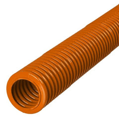 CARLON CG4X1C-200 1-1/4 Inch Plenum-Gard Orange Corrugated Non-Metallic Flexible Conduit with Tape, Coil Length 200 Foot