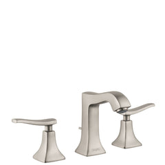 Hansgrohe 31073821 Metris C Widespread Bathroom Faucet with Pop-Up Drain 1.2 GPM