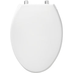 Bemis 1900SS 000 Elongated Closed Front Toilet Seat with Cover in White