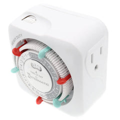 Intermatic TN311C Heavy-Duty Indoor Mechanical Plug-In Timer 125 VAC 15 Amp